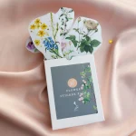 Dry Flowers Transparent Stickers Pack