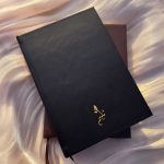 black leather journal