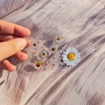 Shiny Daisies flowers UV Sticker